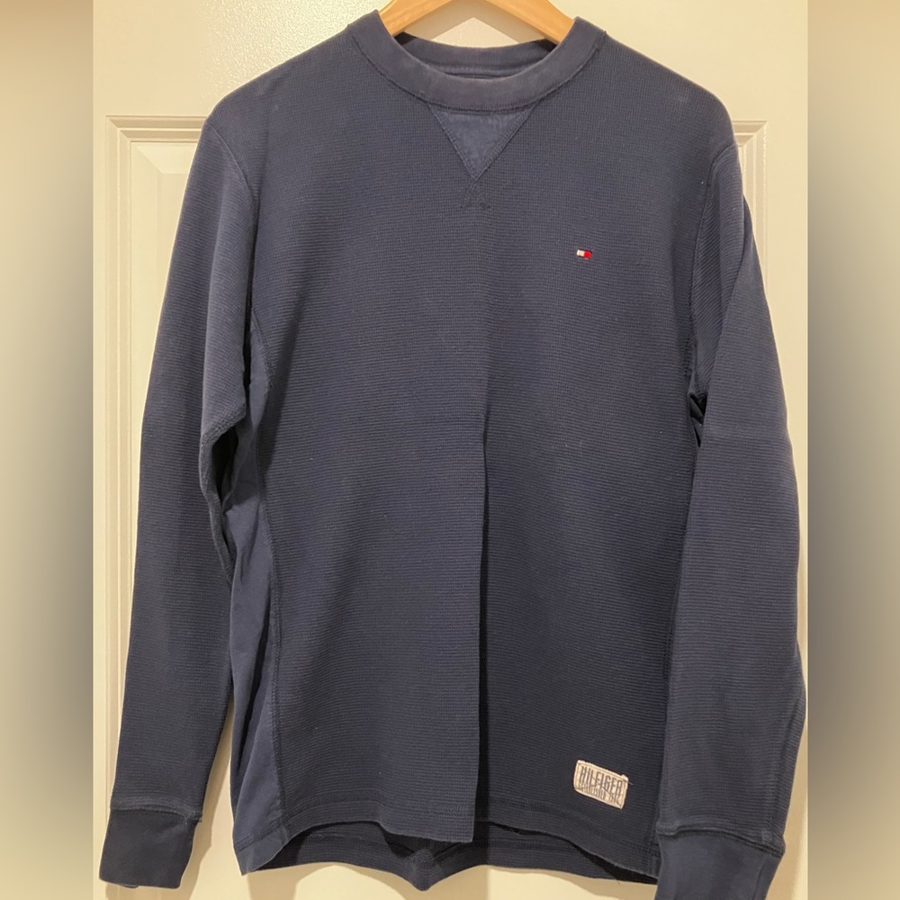 Tommy Hilfiger Men's Navy Crewneck Sweater